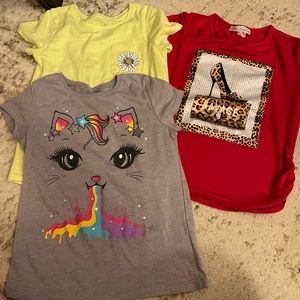 Girls size 7/8 T-shirt bundle